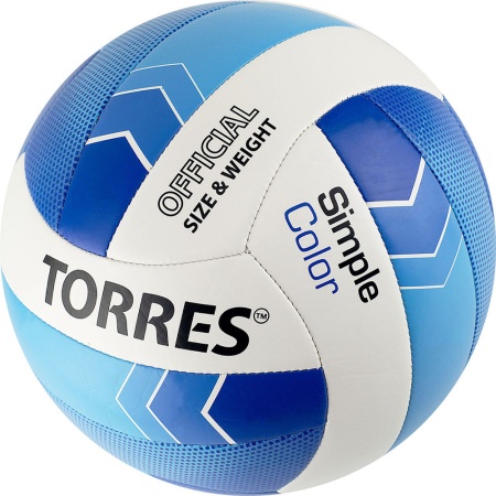 Купить Мяч волейбольный Torres Simple Color любительский р.5 в Спасске-Дальнем 